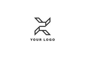 S letter fan logo design template vector