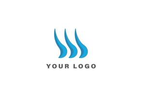 wave, Tooth paste logo design template vector