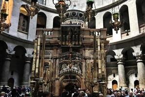 Jerusalem in Israel in May 2019. A view of the Church of the Holy Seplecre in Jerusalem photo