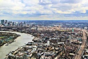 An aerial view of London photo