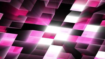 Colorful Animated Abstract Shining Block Background video