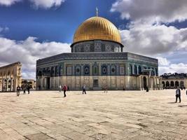 Jerusalem in Israel in May 2019. A view of the Dome of the Rock in Jerusalem photo