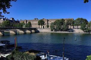 A panoramic view of Paris in the summer photo