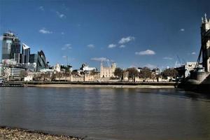 A view of the River Thames in London photo