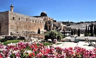 una vista panorámica de jerusalén foto