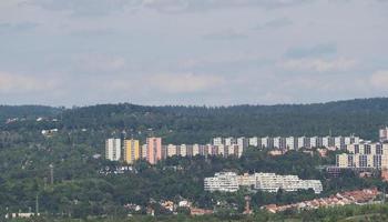 Aerial view of Brno photo