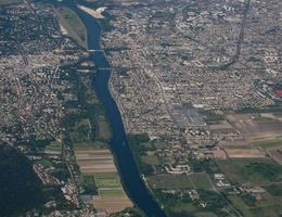 Aerial view of Paris photo