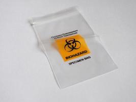 bolsa para muestras de riesgo biológico foto