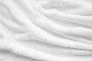 white cotton fabric towel texture abstract background photo