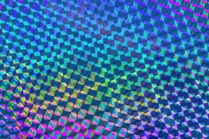 Holographic rainbow foil iridescent texture abstract hologram background photo