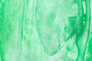 Abstract green watercolor background texture close up photo