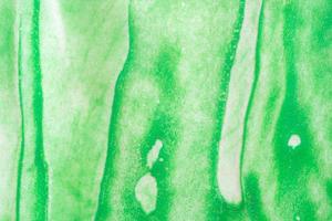 Abstract green watercolor background texture close up photo