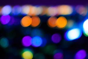 Abstract motion city night lighting. photo