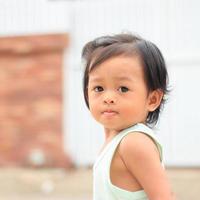 Asian little girl photo