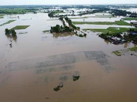 Flooding in rural communities in Thailand caused by storms causing heavy rains to continue photo