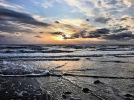 A view of a Sunset over Blackpool Beech photo