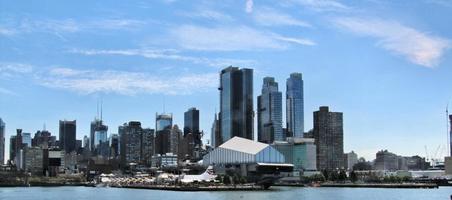 una vista panorámica de la ciudad de nueva york en los estados unidos foto