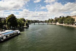 A panoramic view of Paris in the Summer Sun photo