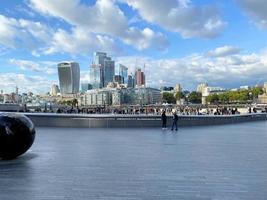 London in the UK in September 2022. People in a queue to see the Queen lying in state. photo