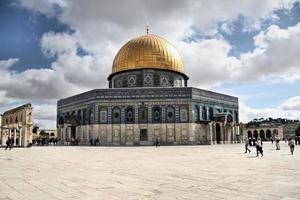 Jerusalem in Israel in May 2019. A view of the Dome of the Rock in Jerusalem photo