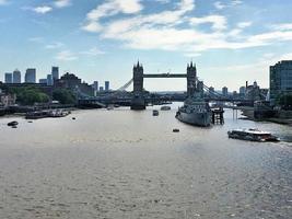 A view of Tower Bridge in London photo