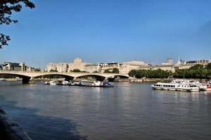 A view of the River Thames in London on a sunny day photo