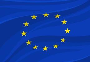European Union flag. Vector Europe national symbol