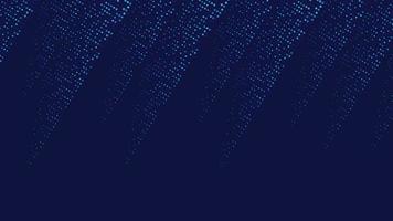 Abstract blue dynamic wavy line dotted texture. Suit for banner, presentation design, flyer, and poster vector