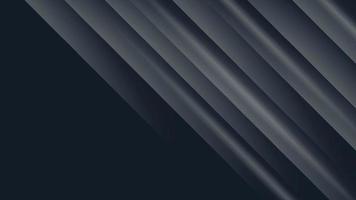 Black premium abstract background with darkness geometric shapes. vector