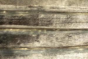 Texture of logs in wall. Details of house in village. photo