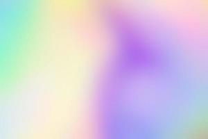 Abstract blur holographic rainbow foil iridescent background photo