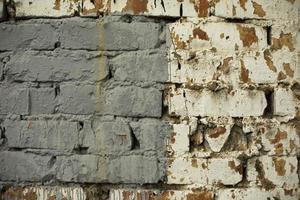 Texture of wall. Details of old building. Dirty surface. photo