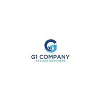 G1 Initial Logo Sign Design vector