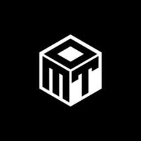 MTD letter logo design with black background in illustrator. Vector logo, calligraphy designs for logo, Poster, Invitation, etc.
