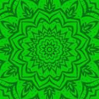 abstract green mandala texture background vector design element