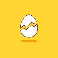 Yummy Egg Vector icon design illustration