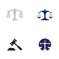 justice law Logo Template vector