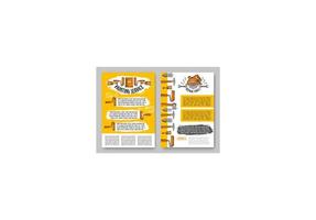 Repair and paint tool poster, construction design vector