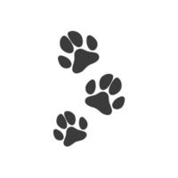 Paw Logo design vector illustration