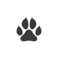 Paw Logo design vector illustration