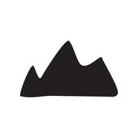 Mountain icon Logo vector