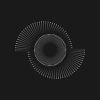 halftone circle dots vector