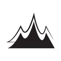 logotipo de icono de montaña vector