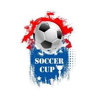 Vector for soccer cup emblem for football club