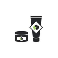 Facial wash charcoal Vector icon design