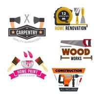 Work tool and hardware icons set vector