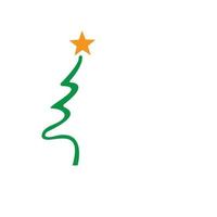 christmas tree icon vector