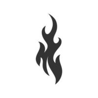 Fire icon. Fire flame. Flame logo. Fire vector design illustration. Fire icon black color simple sign.