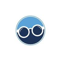 Glasses Logo Design. spectacles icon design template vector. vector