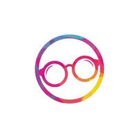 Glasses Logo Design. spectacles icon design template vector. vector